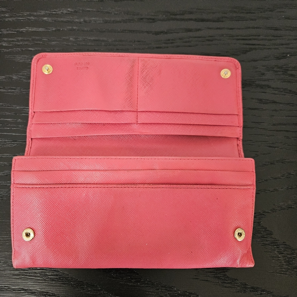 Prada Pink Bow Clutch (COA) - Picture 5 of 16